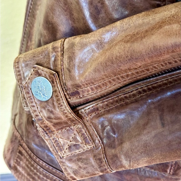 Old Gringo Brown Distressed Jacket Size Medium EUC! - Picture 11 of 16